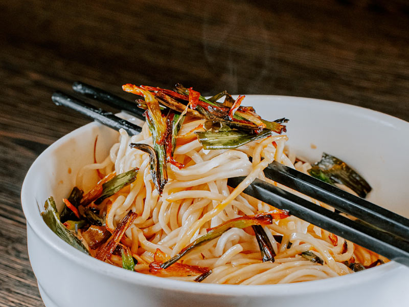 Scallion Oil Noodle — Mama’s Dumpling & Coffee Scallion Oil Noodle — Mama’s Dumpling & Coffee