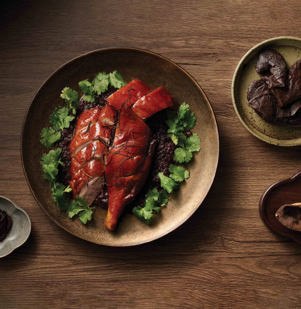 JW Marriott Hotel Hong Kong Man Ho Chinese Restaurant Roast Goose with Aged Dried Radish