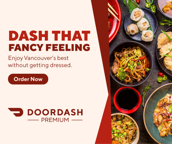 DoorDash Canada food delivery platform app Vancouver Eat Foodie Chinese restaurant best