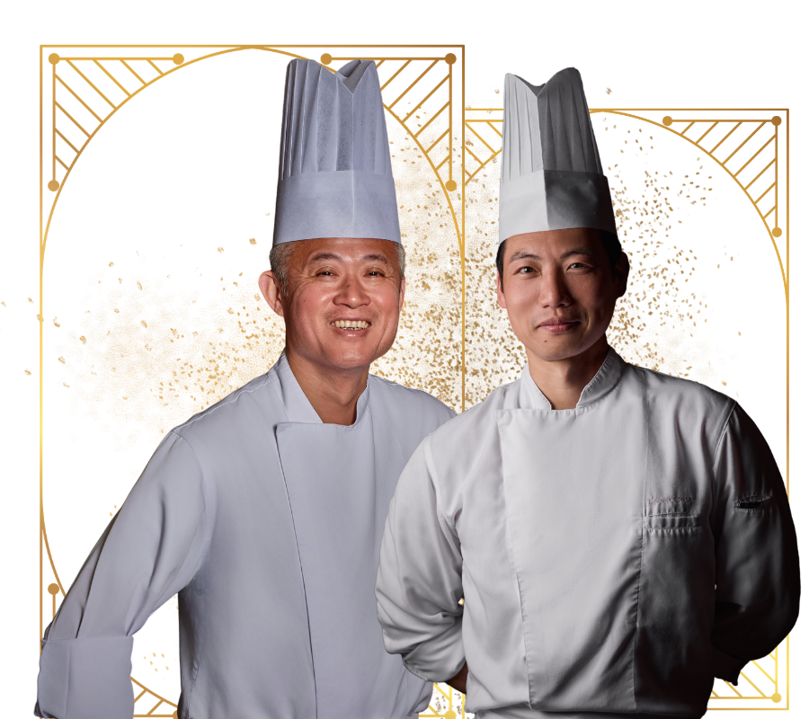 Chef Li Chi Wai and Chef Kanny Cheuk Rosewood Hong Kong The Legacy House